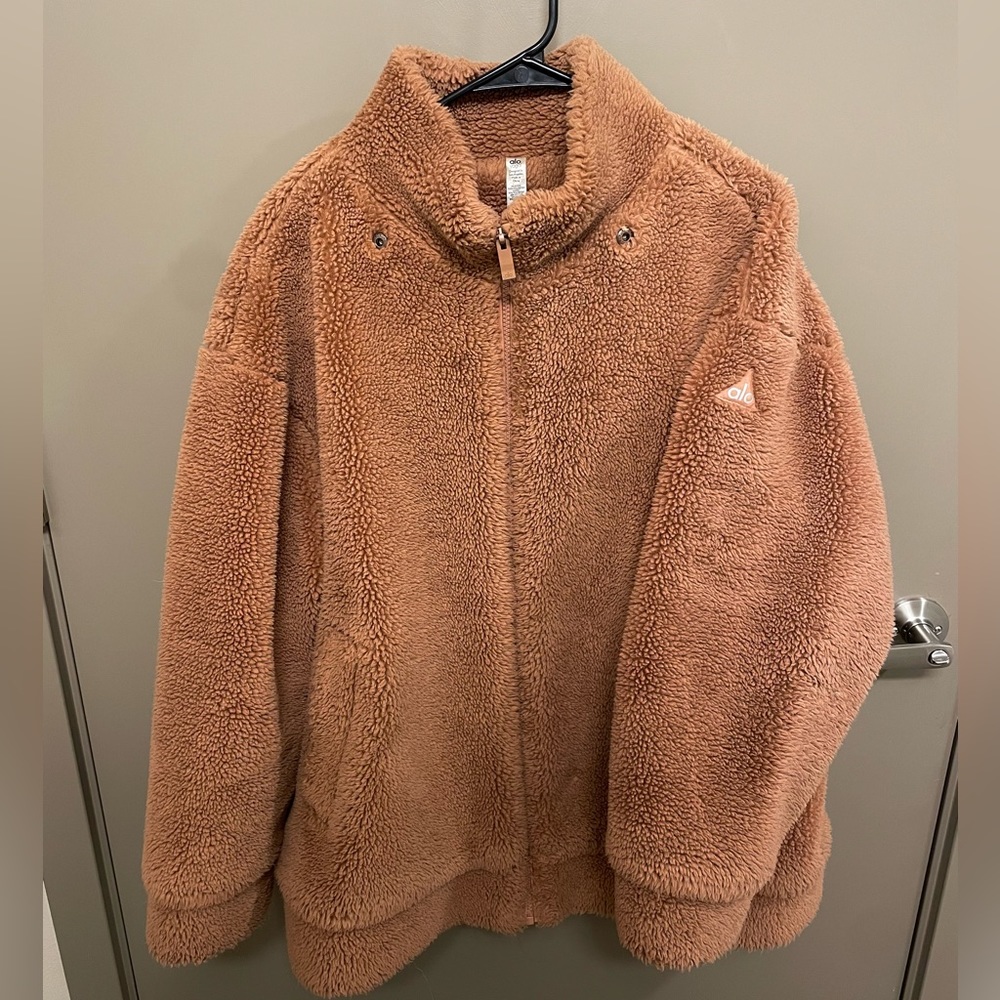 Alo Yoga Norte Sherpa Oversized Jacket